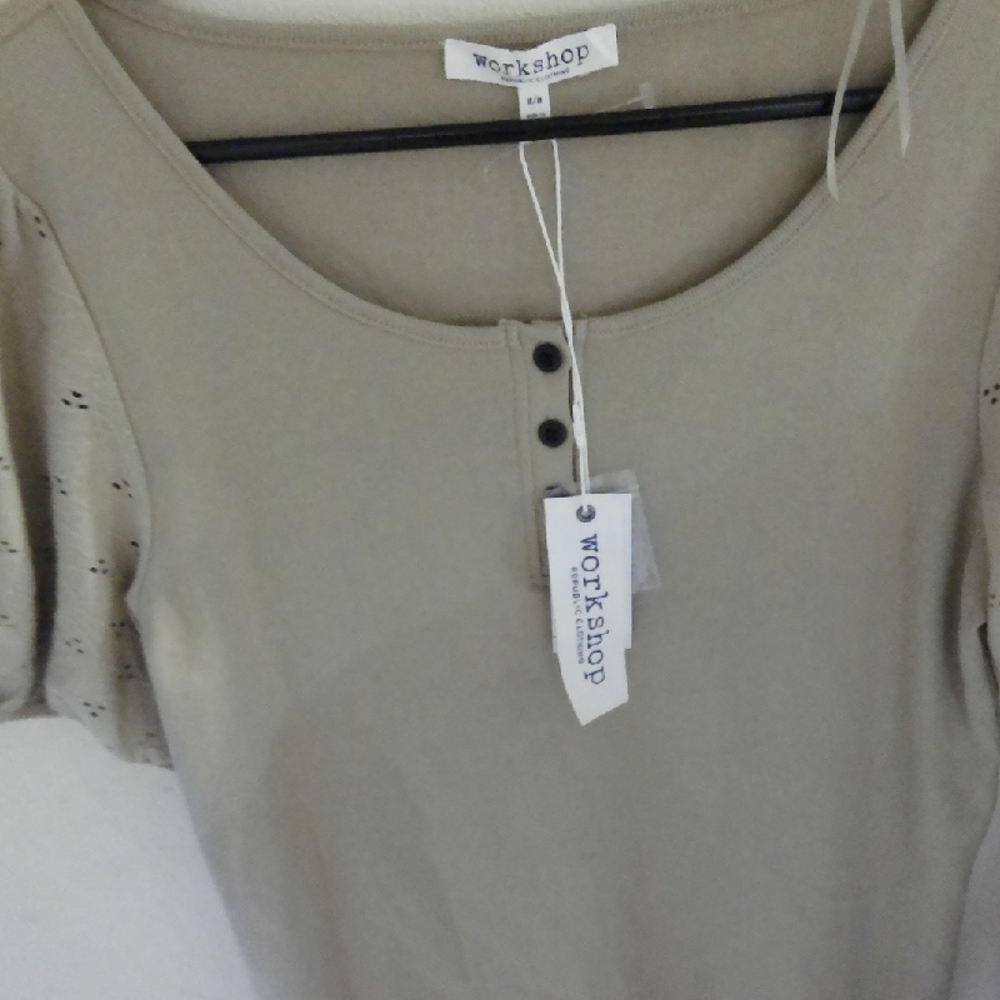 Workshop Republic Clothing Women's Beige Blouse